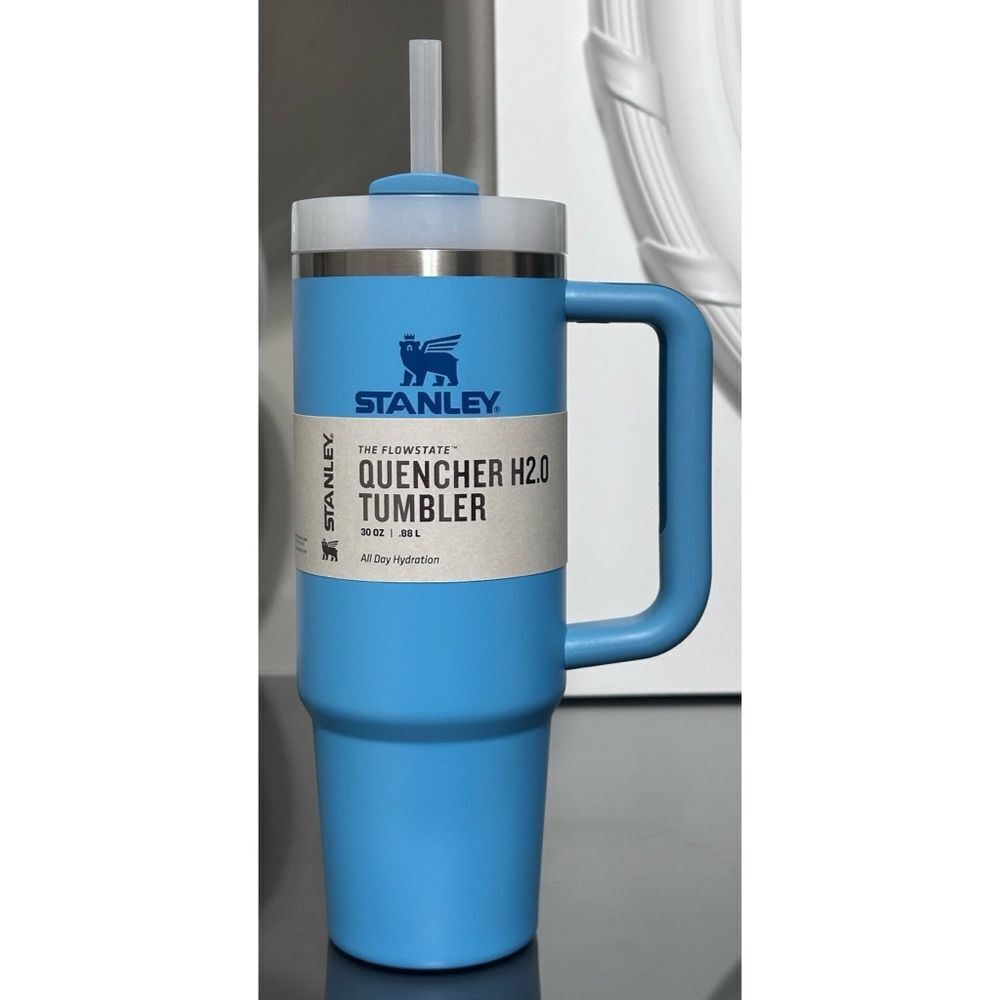 Stanley Quencher H2.0 FlowState Tumbler‎ 30oz, POOL BLUE